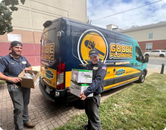workers holding boxes