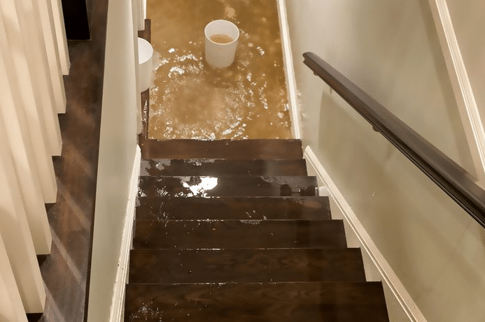 flooded basement